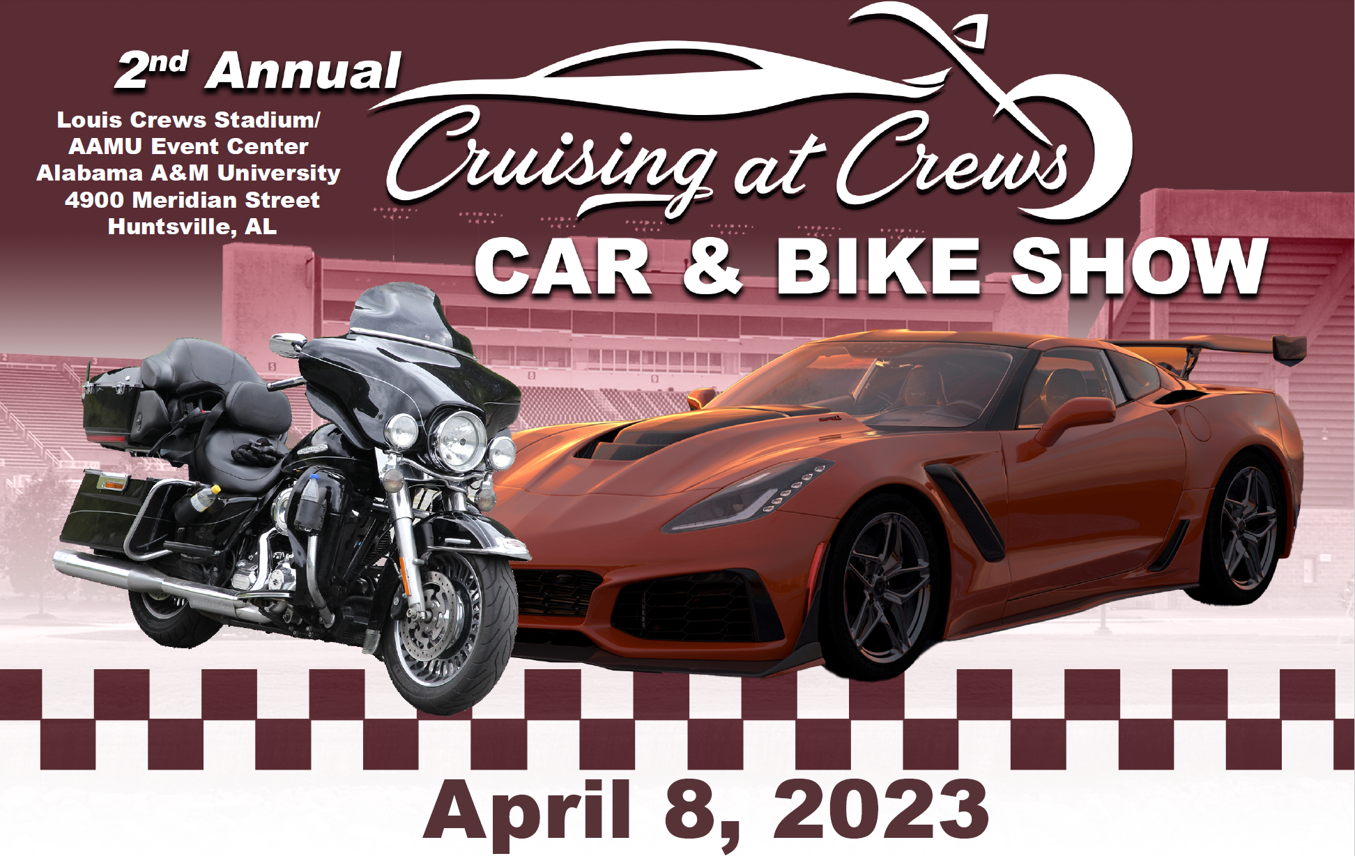 Cruising at Crews Car and Bike Show to Support AAMU Student Athletes