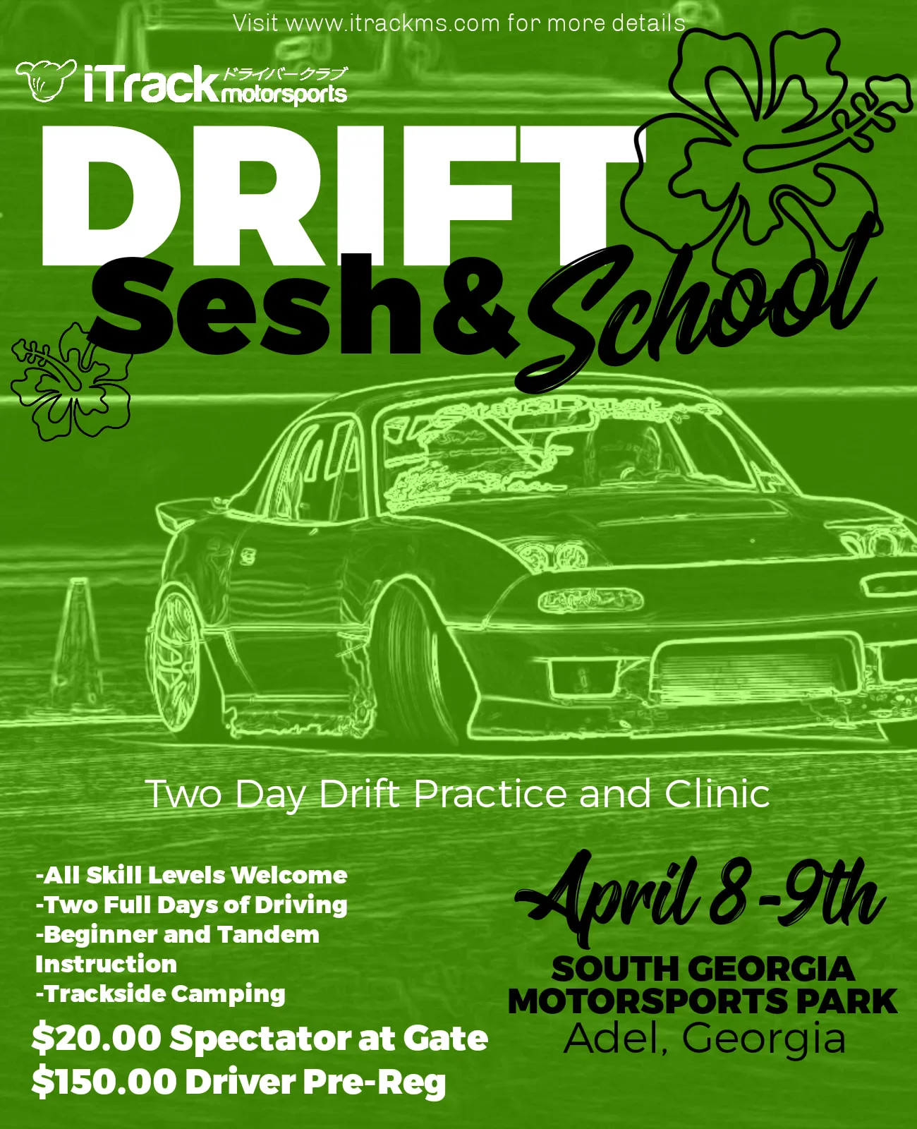 iTrack Motorsports: Spring Drift Sesh & School