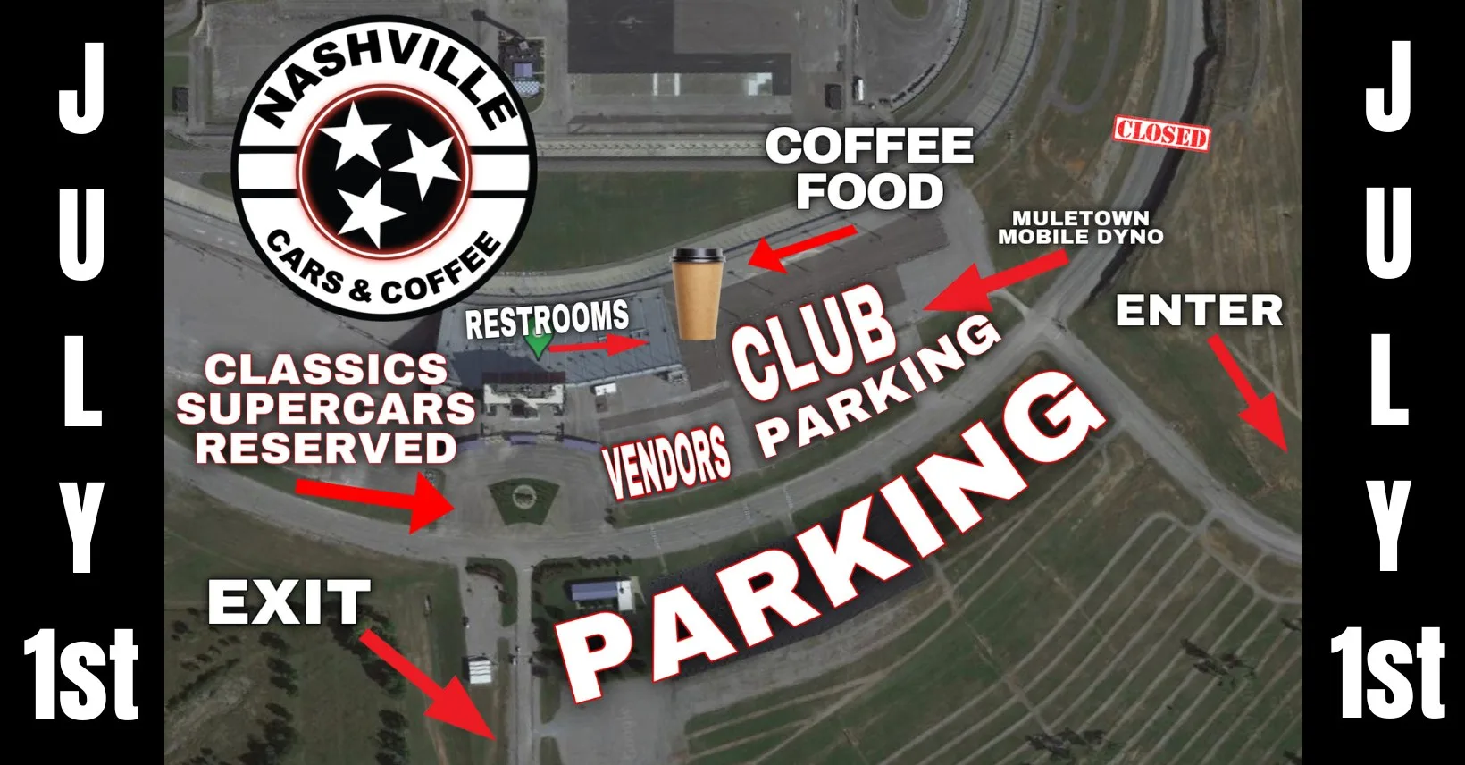 Nashville Cars n' Coffee July 2023