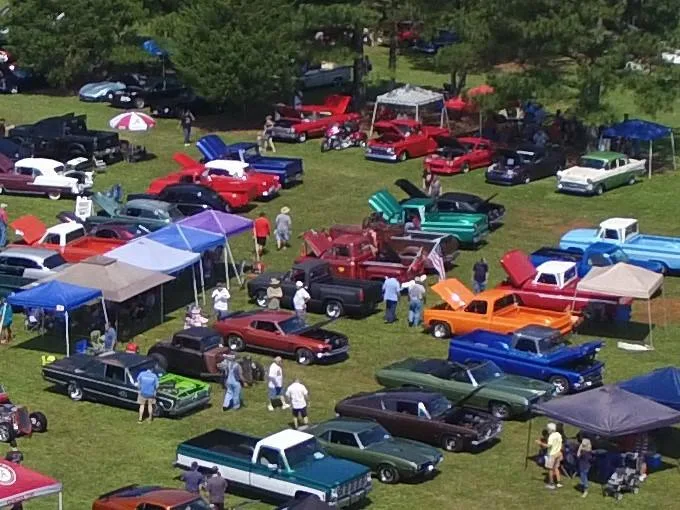 Elkmont band booster car show